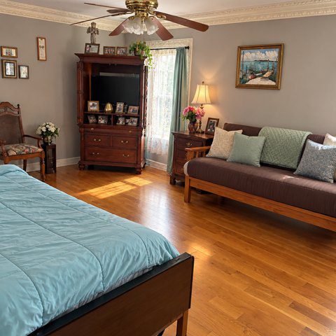 Resident bedroom at Mary's Place