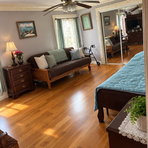 Resident bedroom at Mary's Place